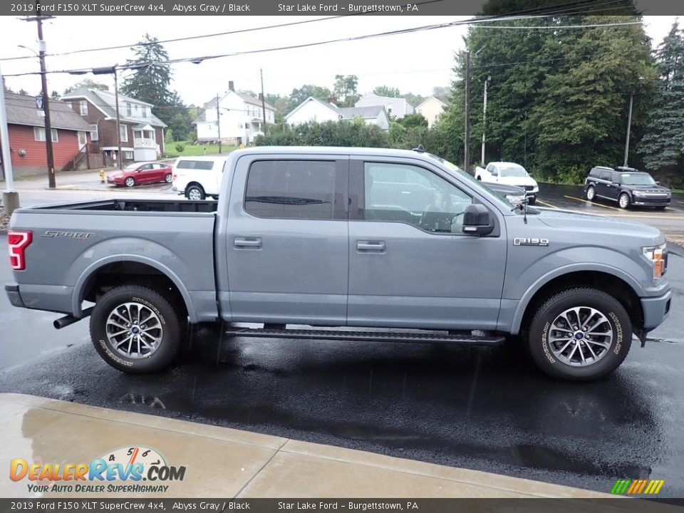 2019 Ford F150 XLT SuperCrew 4x4 Abyss Gray / Black Photo #6