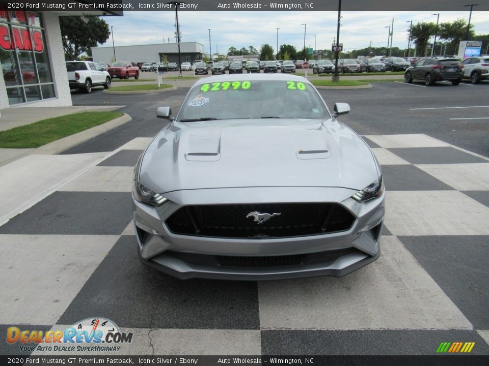 2020 Ford Mustang GT Premium Fastback Iconic Silver / Ebony Photo #2