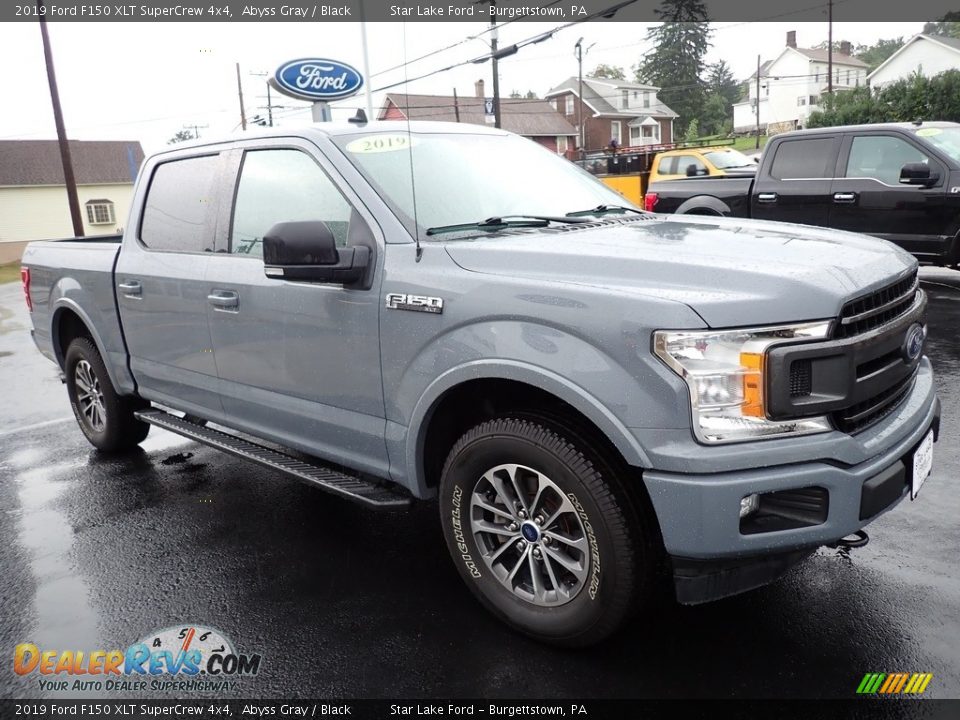 2019 Ford F150 XLT SuperCrew 4x4 Abyss Gray / Black Photo #7