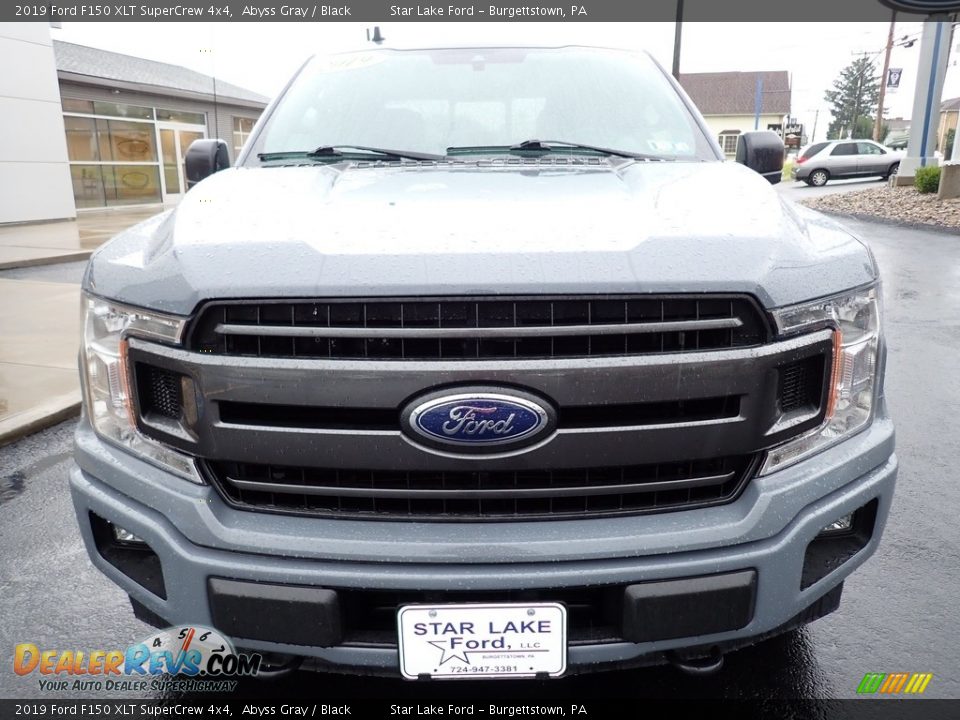 2019 Ford F150 XLT SuperCrew 4x4 Abyss Gray / Black Photo #8