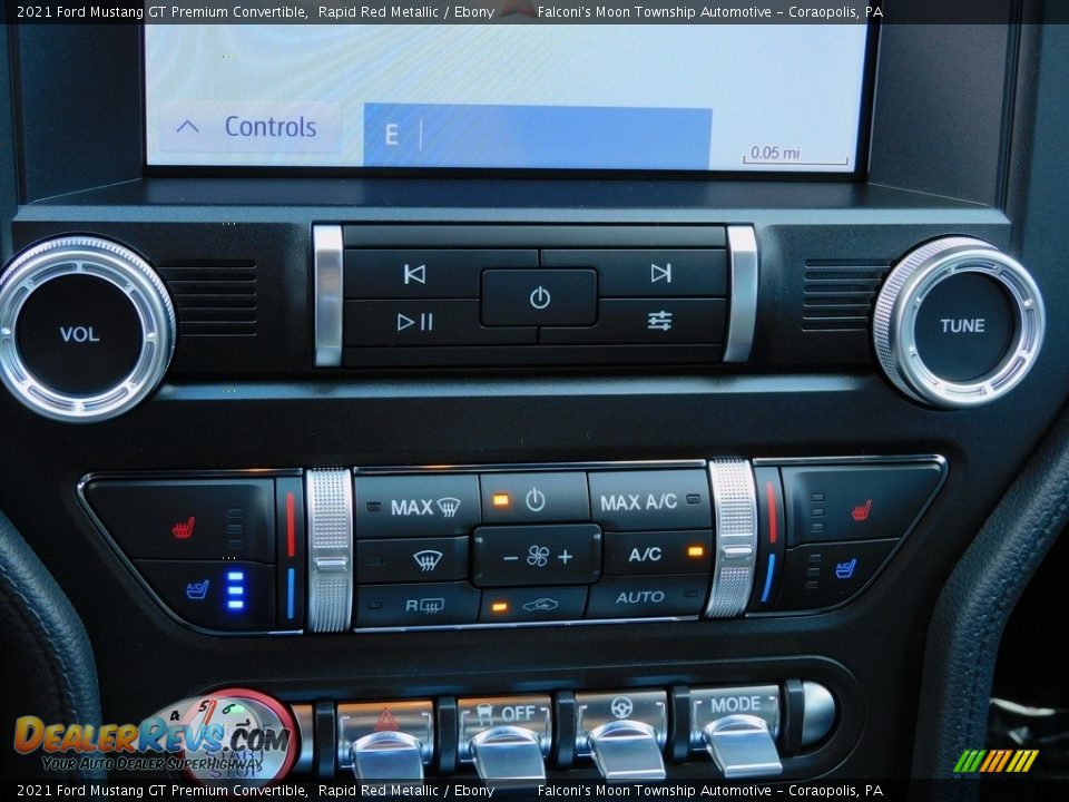 Controls of 2021 Ford Mustang GT Premium Convertible Photo #16