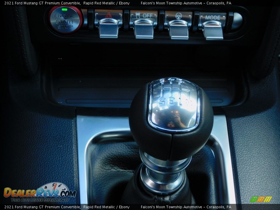 2021 Ford Mustang GT Premium Convertible Shifter Photo #17