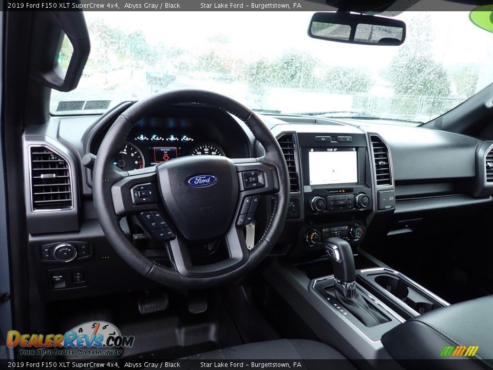 2019 Ford F150 XLT SuperCrew 4x4 Abyss Gray / Black Photo #11