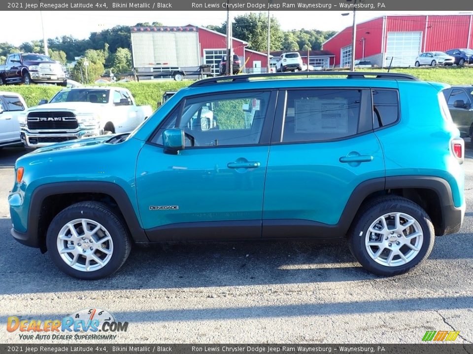 2021 Jeep Renegade Latitude 4x4 Bikini Metallic / Black Photo #2