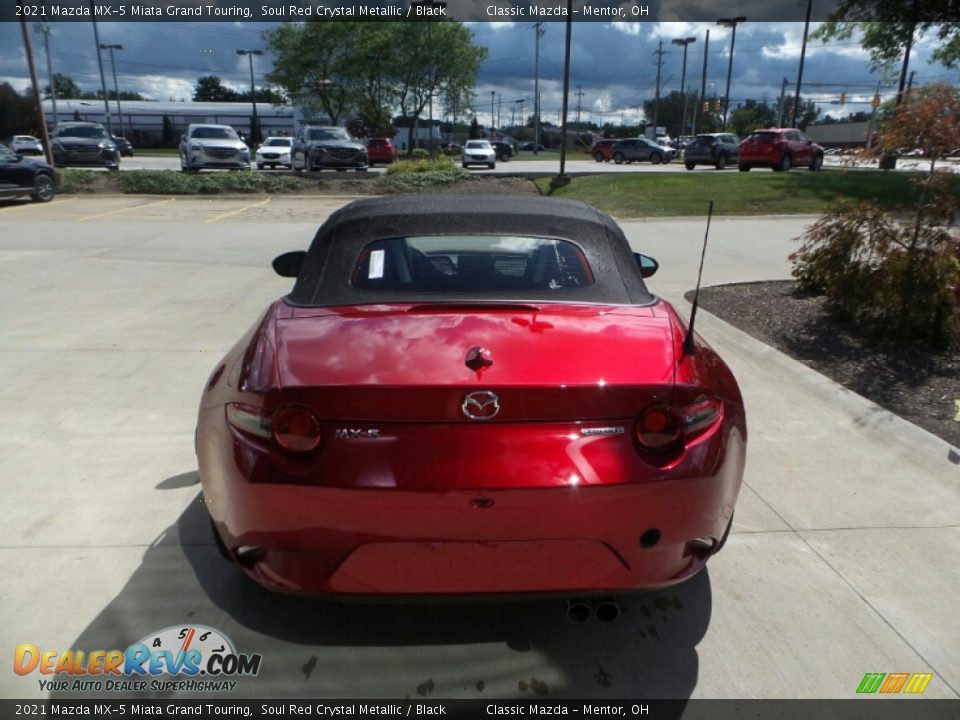 2021 Mazda MX-5 Miata Grand Touring Soul Red Crystal Metallic / Black Photo #4