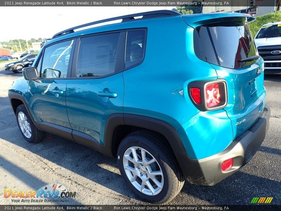 2021 Jeep Renegade Latitude 4x4 Bikini Metallic / Black Photo #3