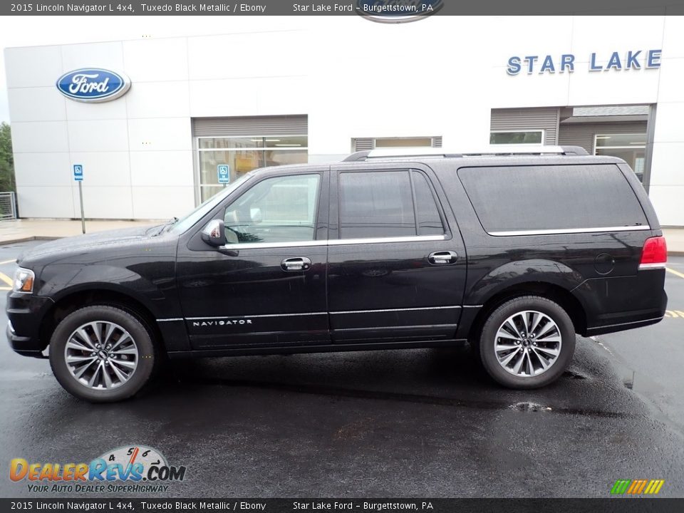 2015 Lincoln Navigator L 4x4 Tuxedo Black Metallic / Ebony Photo #2