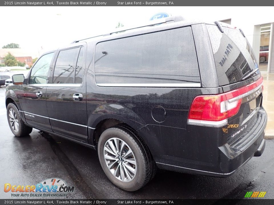 2015 Lincoln Navigator L 4x4 Tuxedo Black Metallic / Ebony Photo #3