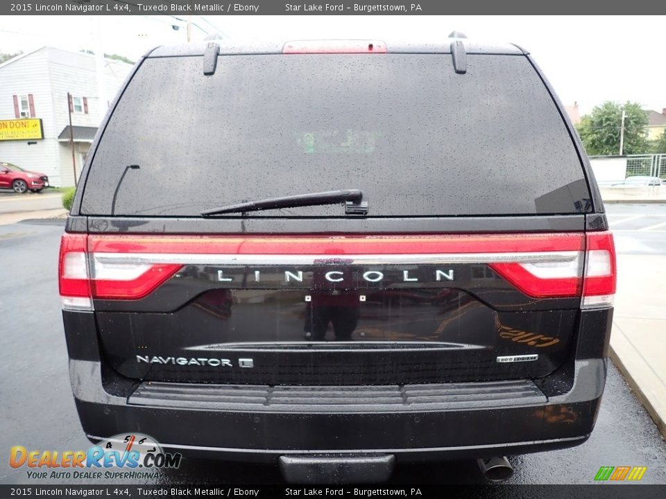 2015 Lincoln Navigator L 4x4 Tuxedo Black Metallic / Ebony Photo #4