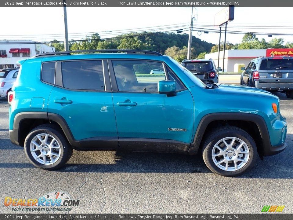 2021 Jeep Renegade Latitude 4x4 Bikini Metallic / Black Photo #7