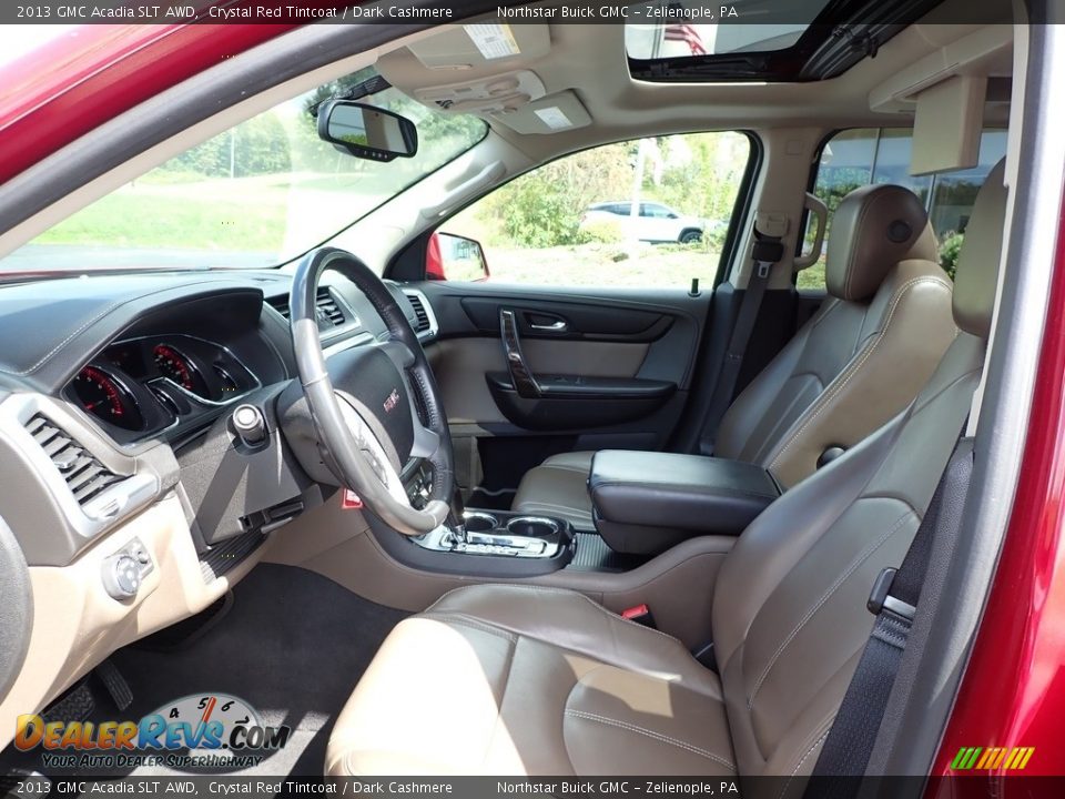 2013 GMC Acadia SLT AWD Crystal Red Tintcoat / Dark Cashmere Photo #15