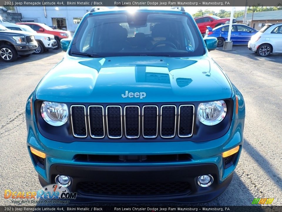 2021 Jeep Renegade Latitude 4x4 Bikini Metallic / Black Photo #9