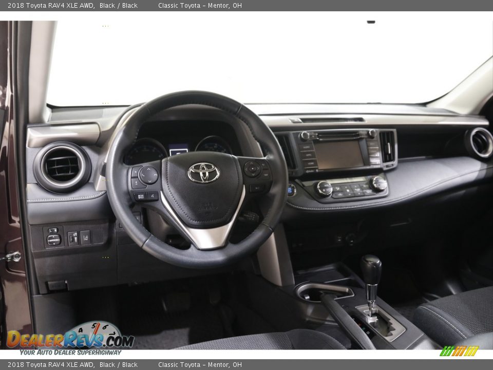 2018 Toyota RAV4 XLE AWD Black / Black Photo #6
