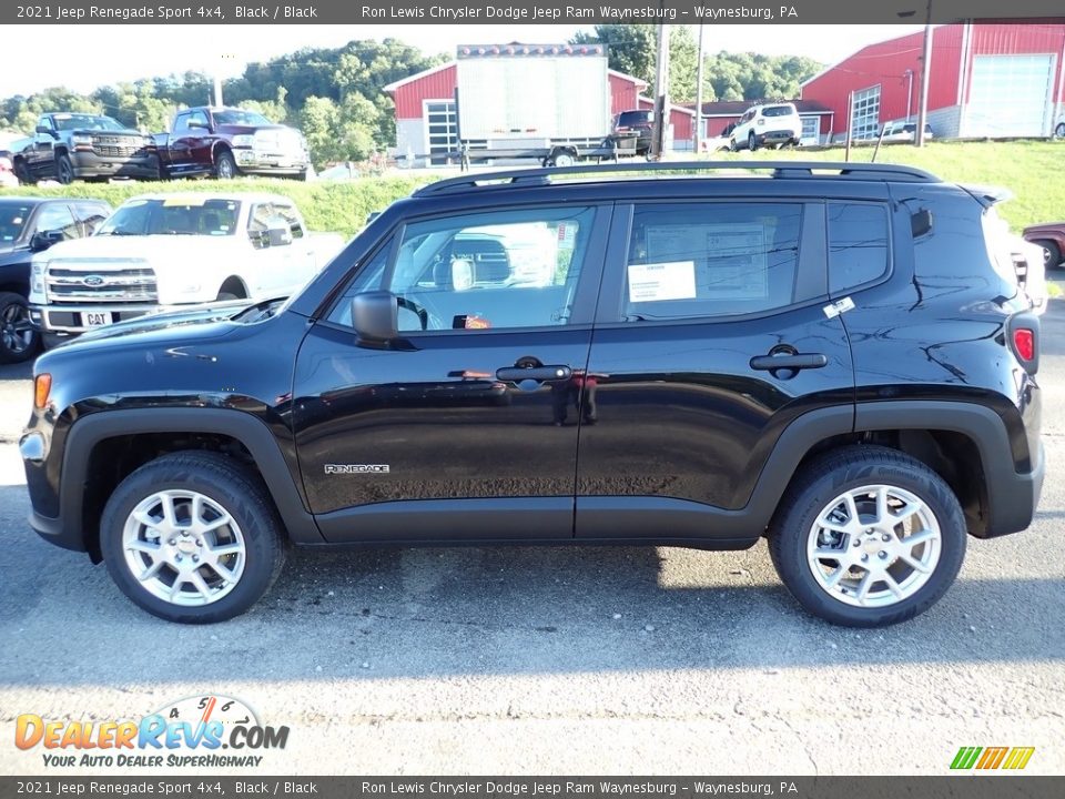 Black 2021 Jeep Renegade Sport 4x4 Photo #2