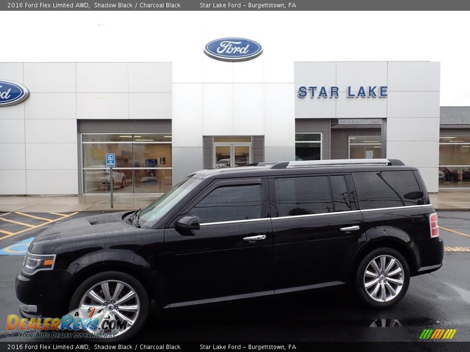 2016 Ford Flex Limited AWD Shadow Black / Charcoal Black Photo #1