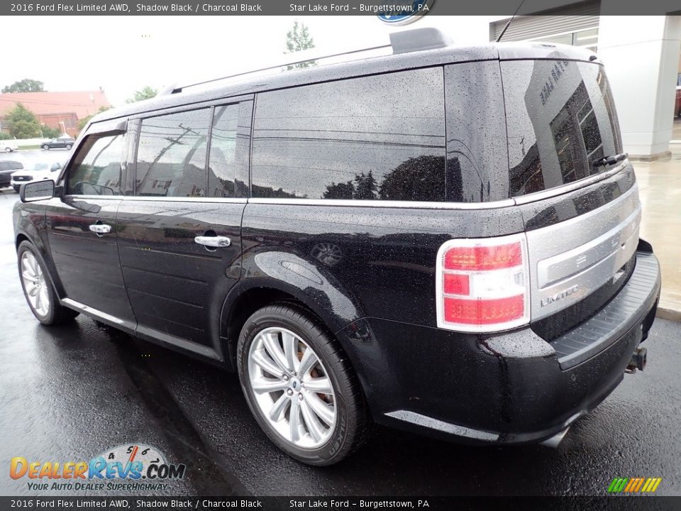 2016 Ford Flex Limited AWD Shadow Black / Charcoal Black Photo #3