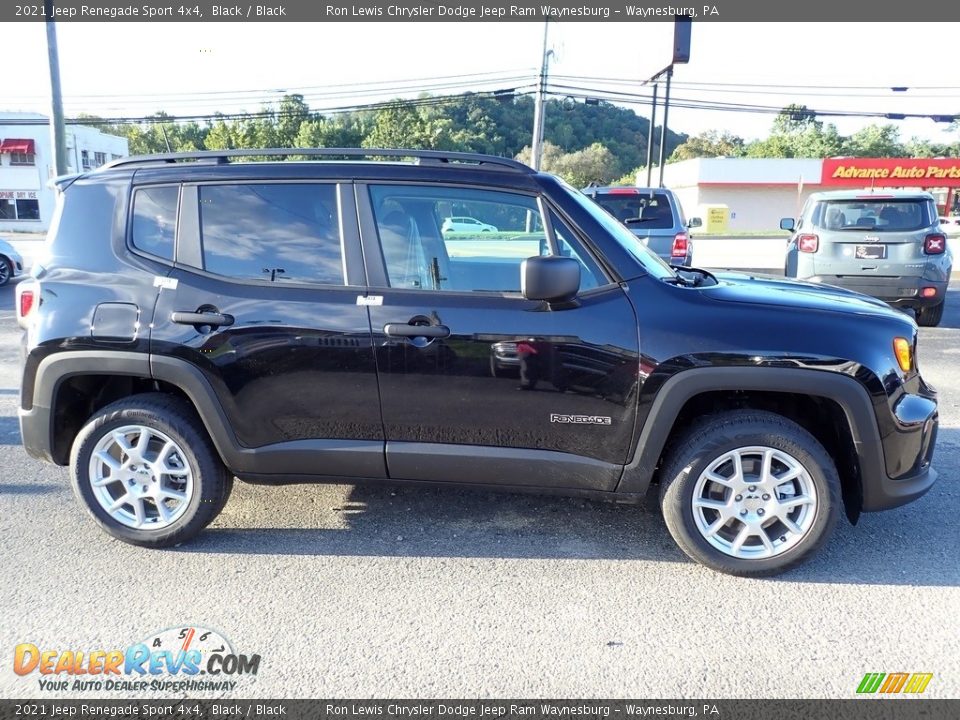 Black 2021 Jeep Renegade Sport 4x4 Photo #7