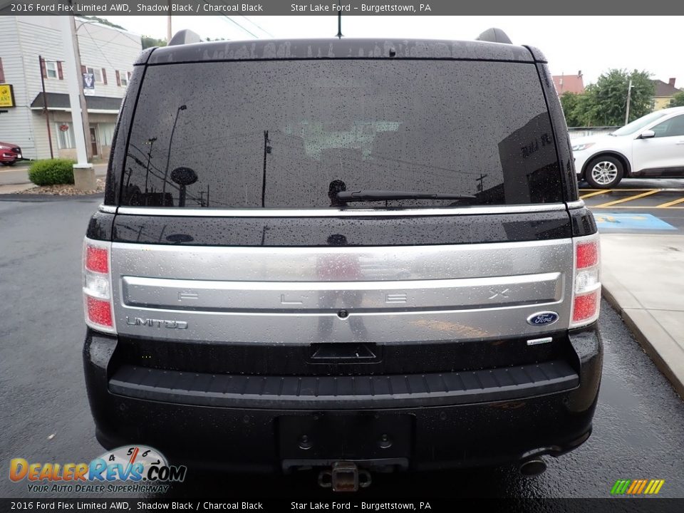 2016 Ford Flex Limited AWD Shadow Black / Charcoal Black Photo #4