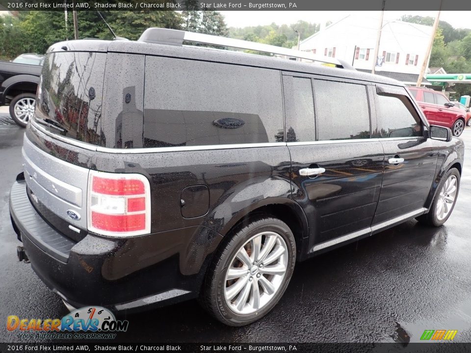 2016 Ford Flex Limited AWD Shadow Black / Charcoal Black Photo #6