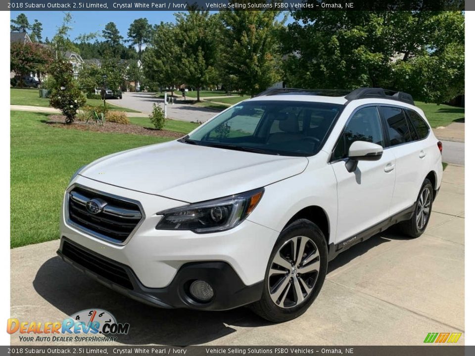 2018 Subaru Outback 2.5i Limited Crystal White Pearl / Ivory Photo #1