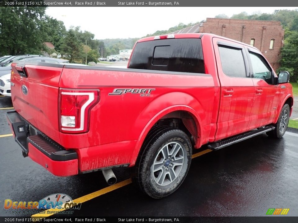 2016 Ford F150 XLT SuperCrew 4x4 Race Red / Black Photo #3