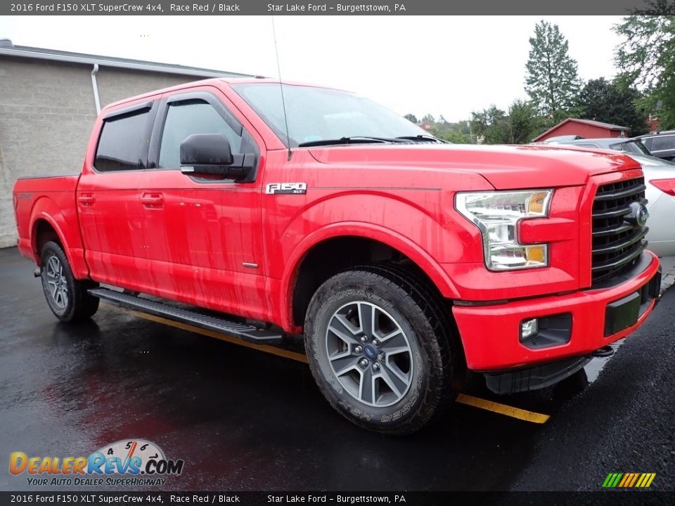 2016 Ford F150 XLT SuperCrew 4x4 Race Red / Black Photo #4