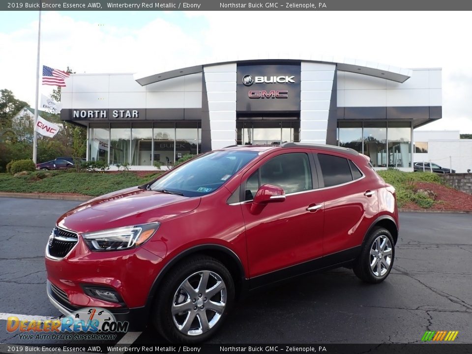 2019 Buick Encore Essence AWD Winterberry Red Metallic / Ebony Photo #1