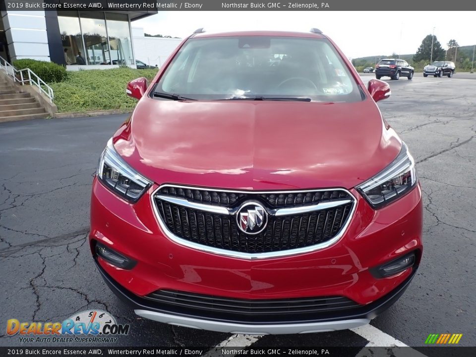 2019 Buick Encore Essence AWD Winterberry Red Metallic / Ebony Photo #3