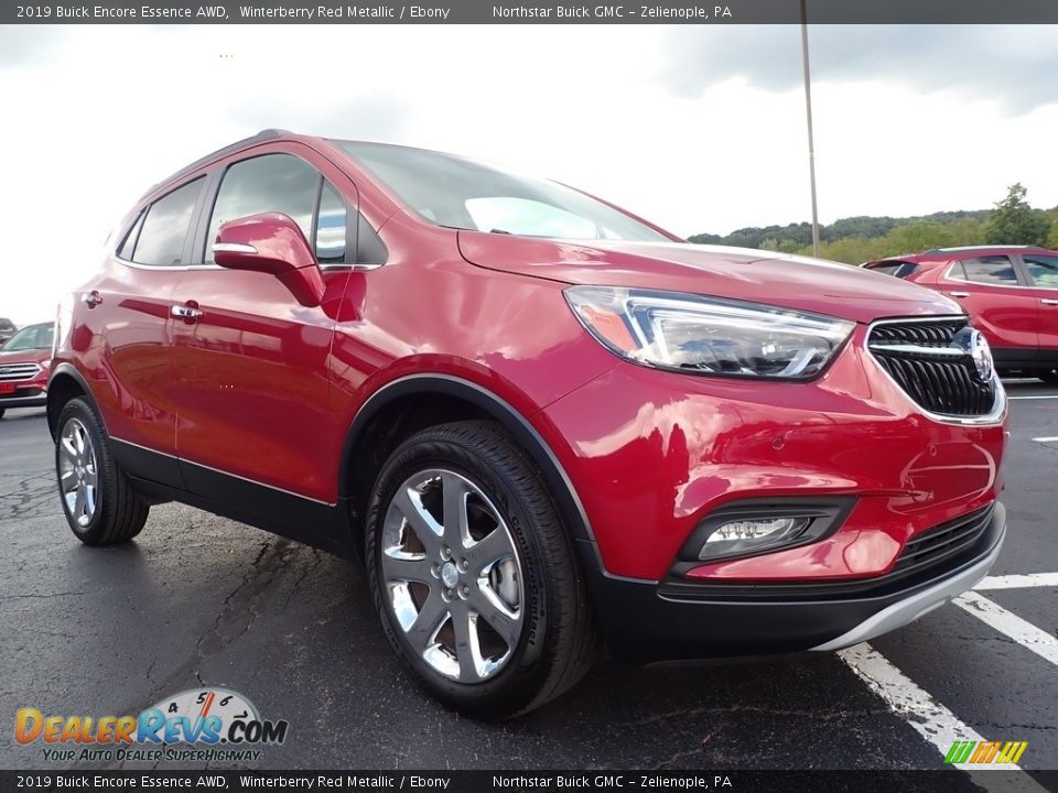 2019 Buick Encore Essence AWD Winterberry Red Metallic / Ebony Photo #4