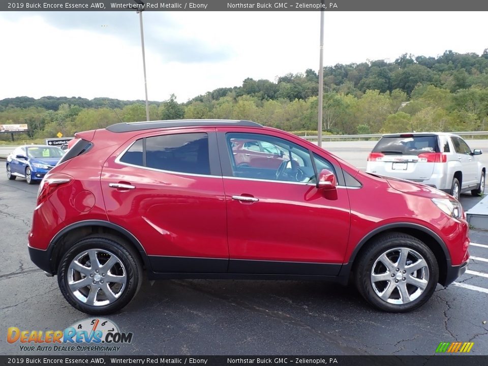 2019 Buick Encore Essence AWD Winterberry Red Metallic / Ebony Photo #5