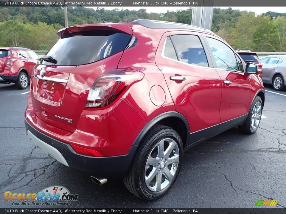 2019 Buick Encore Essence AWD Winterberry Red Metallic / Ebony Photo #8