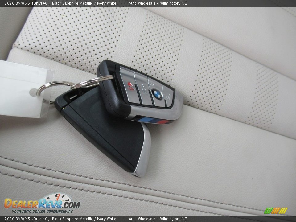 2020 BMW X5 sDrive40i Black Sapphire Metallic / Ivory White Photo #20