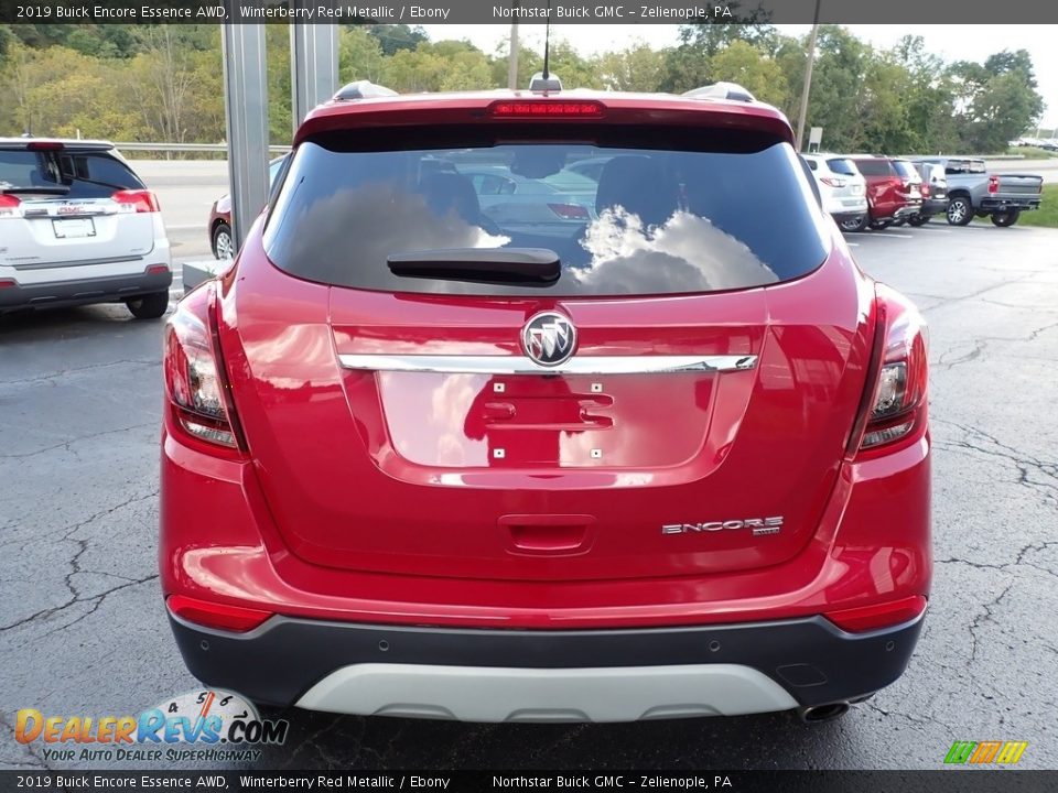 2019 Buick Encore Essence AWD Winterberry Red Metallic / Ebony Photo #9