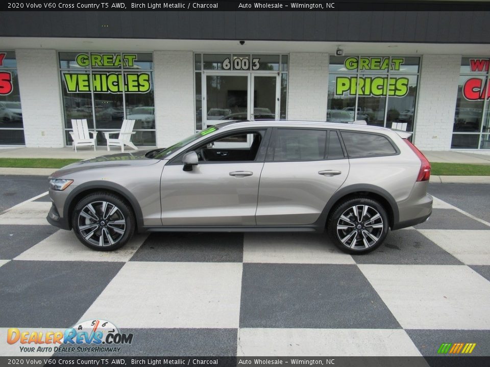 2020 Volvo V60 Cross Country T5 AWD Birch Light Metallic / Charcoal Photo #1