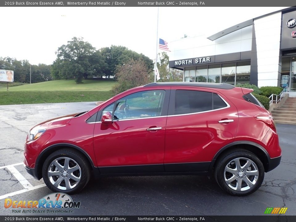 2019 Buick Encore Essence AWD Winterberry Red Metallic / Ebony Photo #12