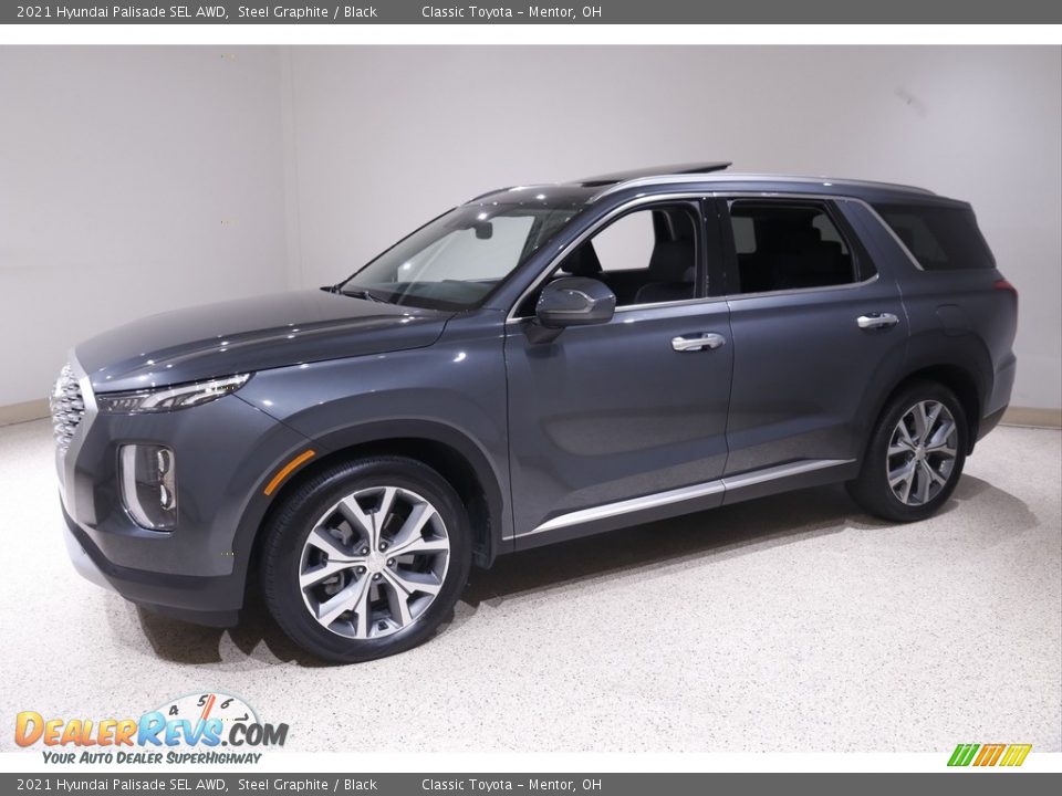2021 Hyundai Palisade SEL AWD Steel Graphite / Black Photo #3