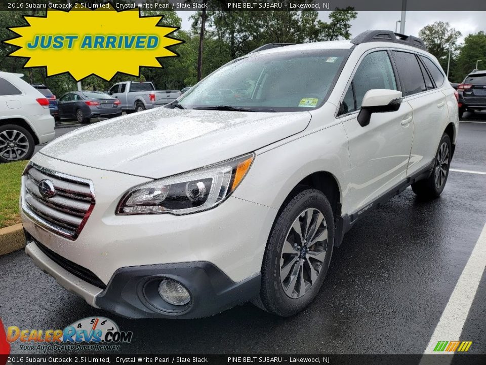 2016 Subaru Outback 2.5i Limited Crystal White Pearl / Slate Black Photo #1