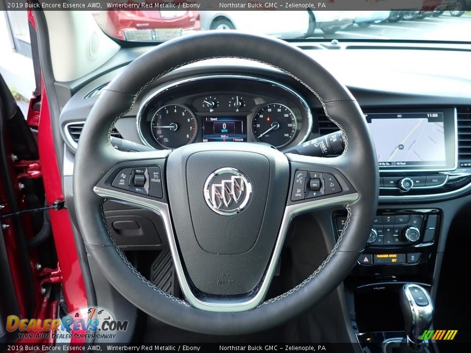 2019 Buick Encore Essence AWD Winterberry Red Metallic / Ebony Photo #20