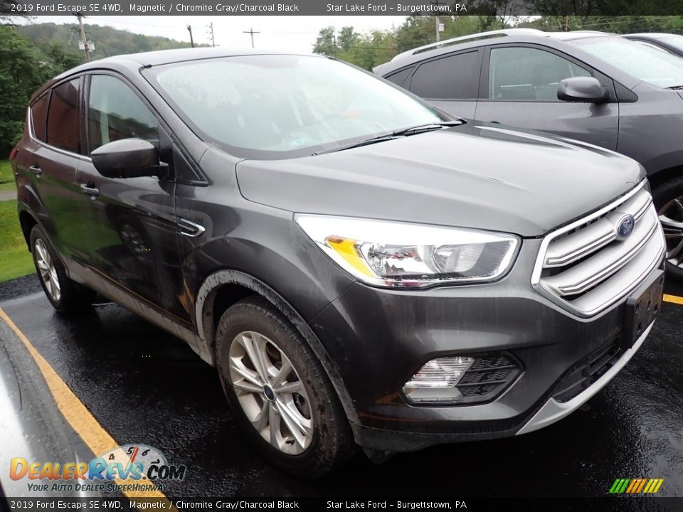 2019 Ford Escape SE 4WD Magnetic / Chromite Gray/Charcoal Black Photo #4