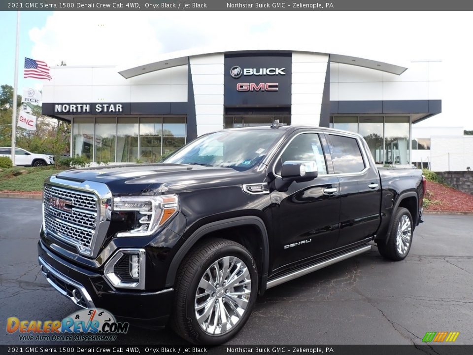 2021 GMC Sierra 1500 Denali Crew Cab 4WD Onyx Black / Jet Black Photo #1