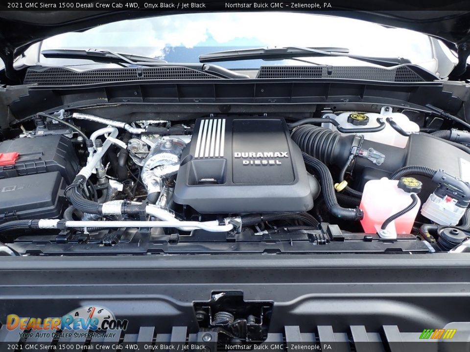 2021 GMC Sierra 1500 Denali Crew Cab 4WD 3.0 Liter DOHC 24-Valve Duramax Turbo-Diesel Inline 6 Cylinder Engine Photo #2