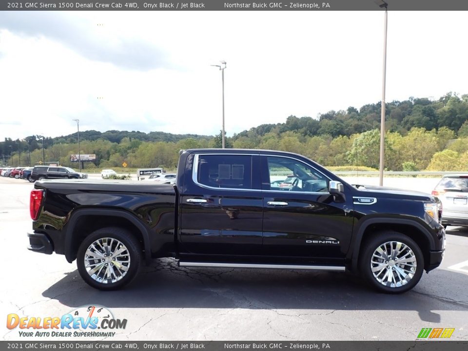 Onyx Black 2021 GMC Sierra 1500 Denali Crew Cab 4WD Photo #5