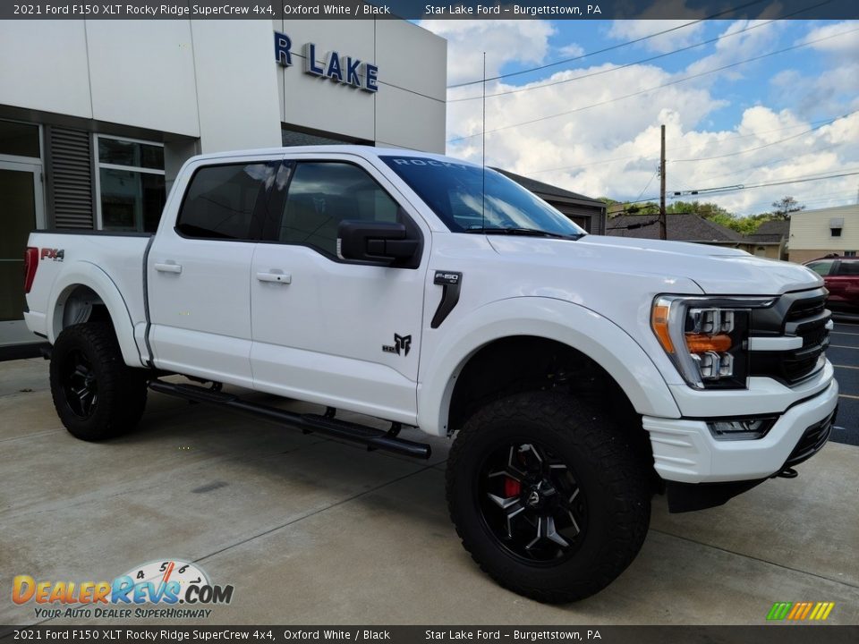 2021 Ford F150 XLT Rocky Ridge SuperCrew 4x4 Oxford White / Black Photo #4