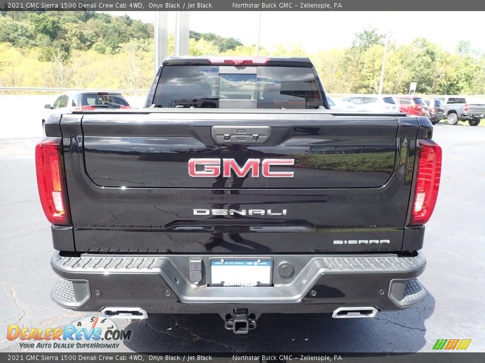 2021 GMC Sierra 1500 Denali Crew Cab 4WD Onyx Black / Jet Black Photo #9