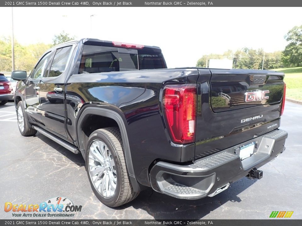 2021 GMC Sierra 1500 Denali Crew Cab 4WD Onyx Black / Jet Black Photo #10