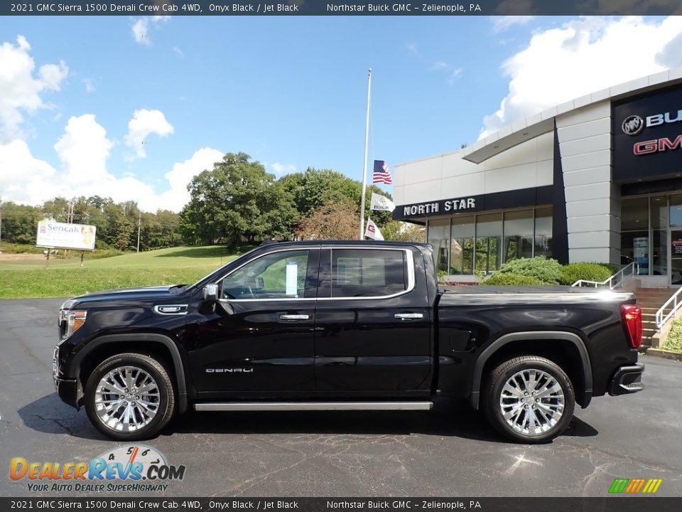 2021 GMC Sierra 1500 Denali Crew Cab 4WD Onyx Black / Jet Black Photo #11