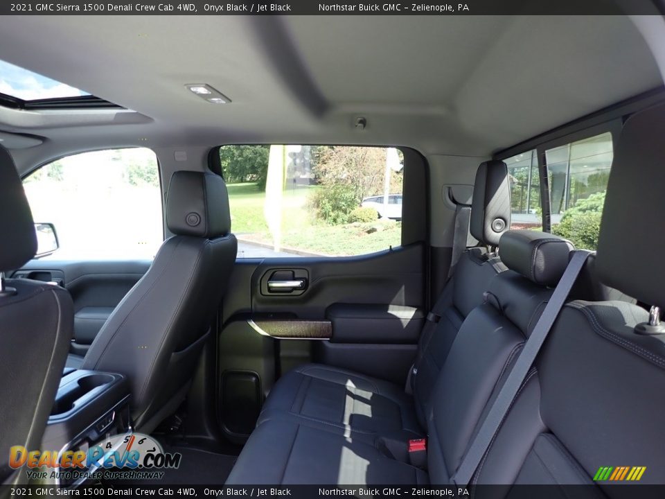 Rear Seat of 2021 GMC Sierra 1500 Denali Crew Cab 4WD Photo #16