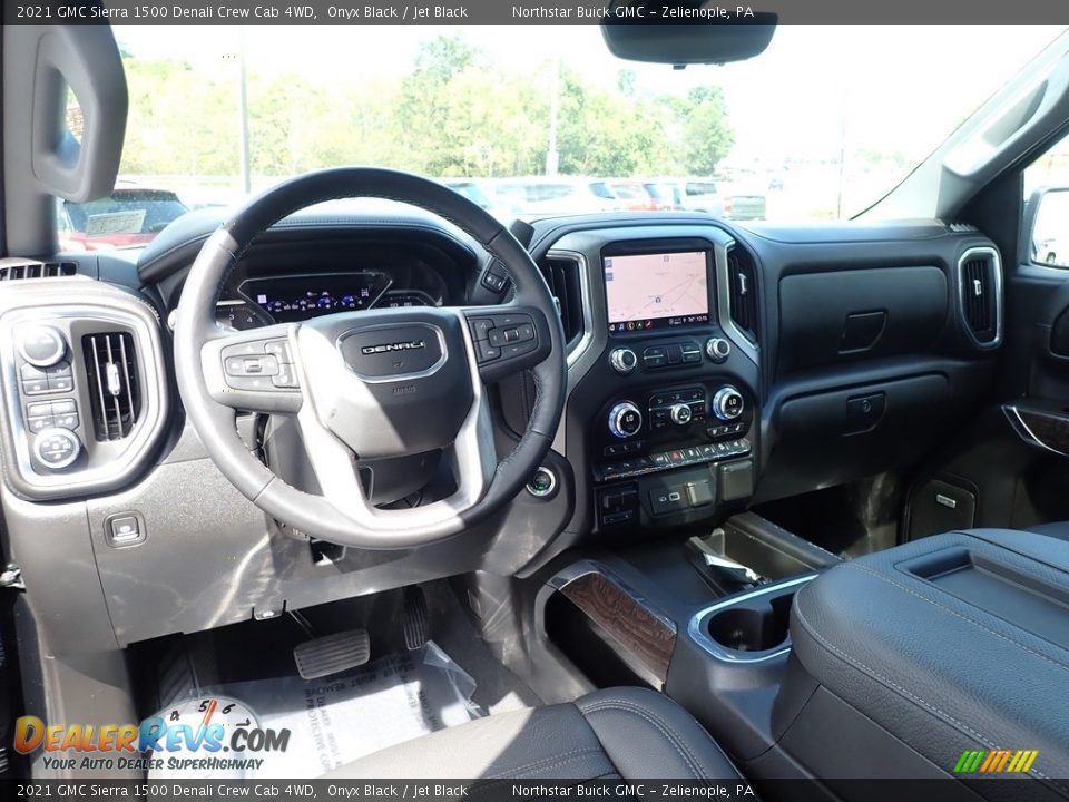 Dashboard of 2021 GMC Sierra 1500 Denali Crew Cab 4WD Photo #17