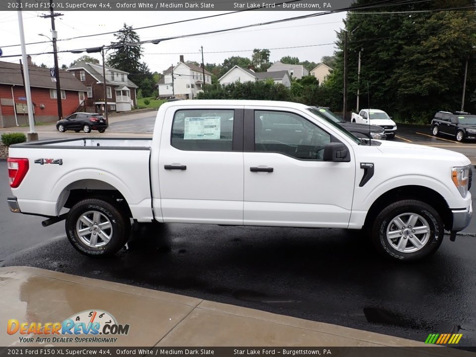 Oxford White 2021 Ford F150 XL SuperCrew 4x4 Photo #6