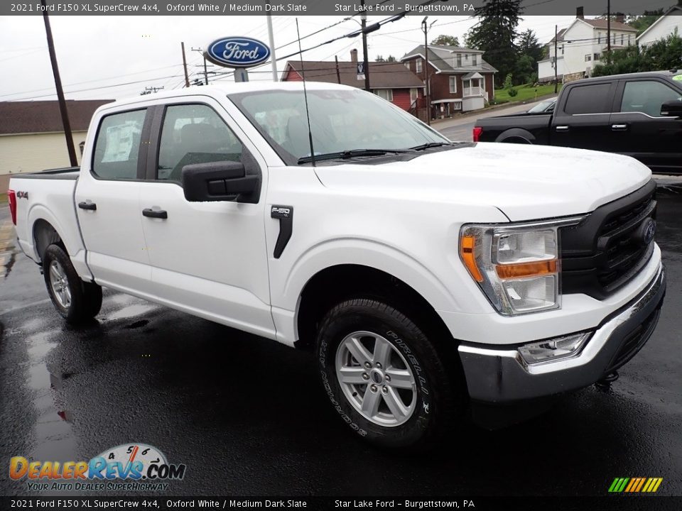 Front 3/4 View of 2021 Ford F150 XL SuperCrew 4x4 Photo #7